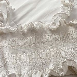 White Fashion nova crop top